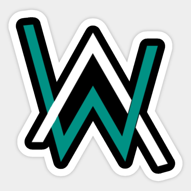 Alan Walker Logo - Alan Walker - Pegatina | TeePublic MX